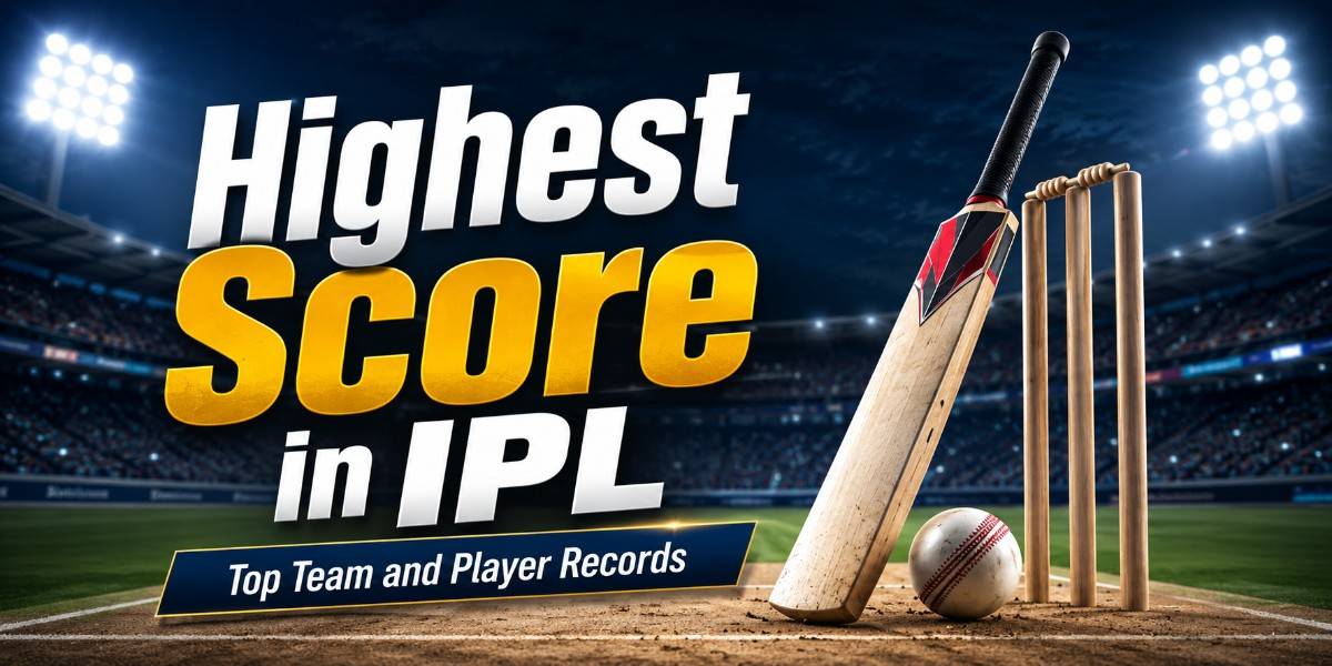 Highest Score in IPL team and player records